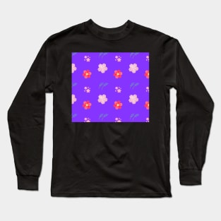 Flower pattern Long Sleeve T-Shirt